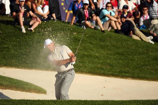 GOLF - Ryder Cup 2016 CHASKA,MINNESOTA,USA,01.OKT.16 - GOLF - Ryder Cup, Hazeltine National Golf Club. Image shows Lee Westwood (ENG). GEPAxpictures xDanielxGoetzhaber