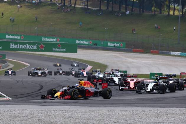 Formel 1, GP Malaysia Malaysian Grand Prix, Sepang 29 September - 2 October 2016 02.10.2016 - Race, Daniel Ricciardo (AUS) Red Bull Racing RB12 