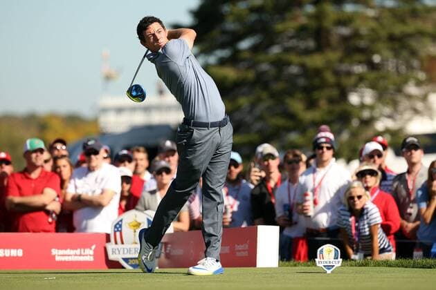 Golf, Ryder Cup 2016 in Chaska GOLF - Ryder Cup 2016 CHASKA,MINNESOTA,USA,02.OKT.16 - GOLF - Ryder Cup, Hazeltine National Golf Club. Image shows Rory McIlroy (IRL). GEPAxpictures xDanielxGoetzhaber