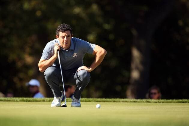 Golf, Ryder Cup 2016 in Chaska GOLF - Ryder Cup 2016 CHASKA,MINNESOTA,USA,02.OKT.16 - GOLF - Ryder Cup, Hazeltine National Golf Club. Image shows Rory McIlroy (IRL). GEPAxpictures xDanielxGoetzhaber