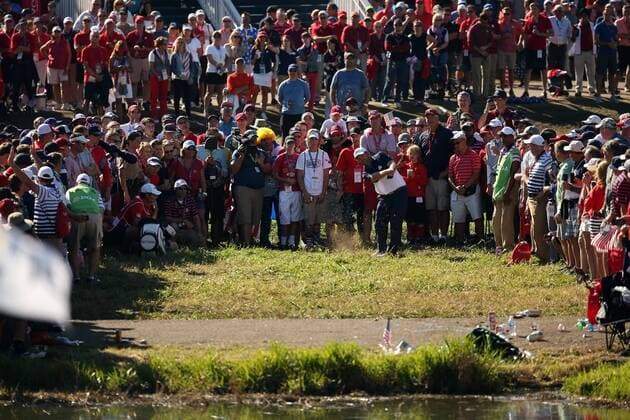 Golf, Ryder Cup 2016 in Chaska GOLF - Ryder Cup 2016 CHASKA,MINNESOTA,USA,02.OKT.16 - GOLF - Ryder Cup, Hazeltine National Golf Club. Image shows J.B. Holmes (USA). GEPAxpictures xDanielxGoetzhaber
