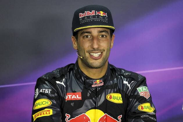 02 October 2016: Daniel Ricciardo of Red Bull Racing at the post race press conference PK Pressekonferenz after the completion of the race of the Formula 1 Petronas Malaysia Grand Prix held at Sepang International Circuit in Sepang, Malaysia. (Photo by Hazrin Yeob Men Shah Icon Sportswire) AUTO: OCT 02 Formula 1 - Malaysia Grand Prix Icon3781610028111 EDITORIAL USE ONLY