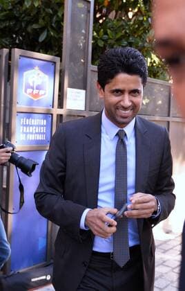 Fußball, Frankreich: LFP Pressekonferenz Nasser Al Khelaifi (pdt PSG) - Fussball Frankreich, Pressetermin französische Fussballbund LFP - 05 10 2016 AnthonyBIBARD FEP Panoramic 
