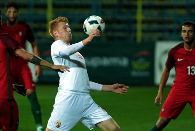 06.10.2016 Gyor-Gyirmot Hungary-Portugal UEFA Under21 European qualifiers men s football Zsolt Kalmar(c) Hungary : 