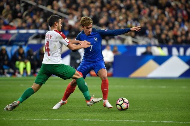 Fußball, WM Quali, Frankreich - Bulgarien Antoine Griezman (fr) FOOTBALL : France vs Bulgaria - Paris - 07 10 2016 ThierryBreton Panoramic 