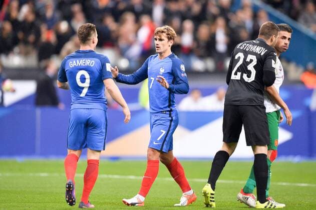 Fußball, WM Quali, Frankreich - Bulgarien 07 Antoine Griezmann (fra) - JOIE FOOTBALL : France vs Bulgaria - WM Quali - 07 10 2016 AnthonyBIBARD FEP Panoramic 