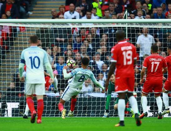 Fußball, WM Quali, England - Malta England v Malta - 2018 FIFA World Cup WM Weltmeisterschaft Fussball Qualifier . . London, UK . . 08.10.2016 Dele Alli (E) scores a goal for England. 2-0 