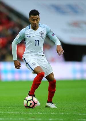 08.10.2016. Wembley Stadium, London, England. FIFA World Cup WM Weltmeisterschaft Fussball Qualifying Football. England versus Malta. England Midfielder Jesse Lingard brings the ball forward xMarkxKertonx  ActionPlus11798130