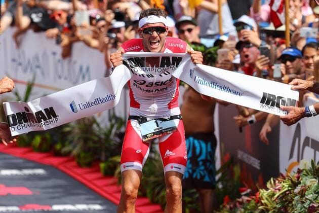 KONA, Hawaii 8 10 16 Jan Frodeno (GER) winner, pictured during the WC Ironman Triathlon race in Kona, Hawaii. TRIATHLON : WC Ironman triathlon - Hawaii - 08 10 2016 PHOTONEWS PANORAMIC 