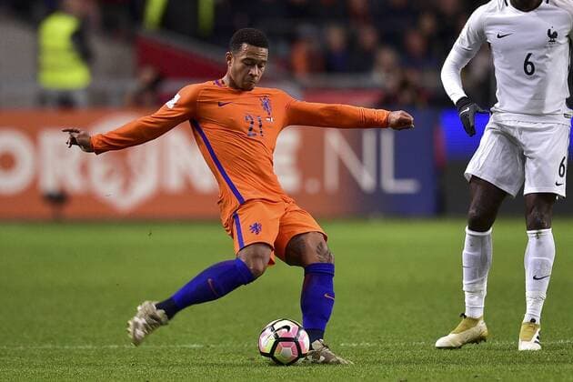 Fußball, WM Quali, Niederlande - Frankreich Memphis Depay - Fussball, WM Quali, Nationalteam Länderspiel, Niederlande vs. Frankreich - 10 10 2016 JBAutissier Panoramic 