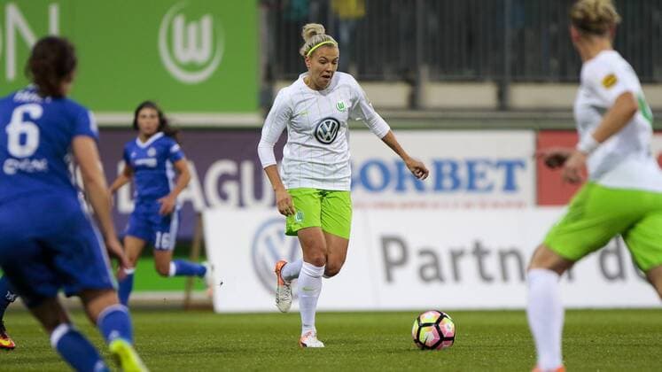 Zsanett Jakabfi (Wolfsburg, 3), Fussball, UEFA Women s Champions League, VfL Wolfsburg - Chelsea Ladies FC, xtgx