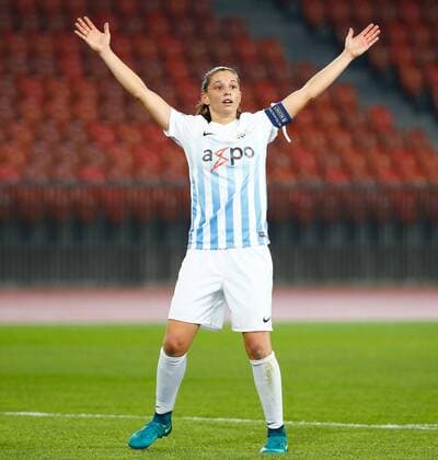 12.10.2016 Letzigrund Stadion Zürich , SCHWEIZ , Saison 2016 2017 Women UEFA Champions League FC Zürich Frauen - SK Sturm Graz Fabienne Humm (FC Zürich Frauen) 