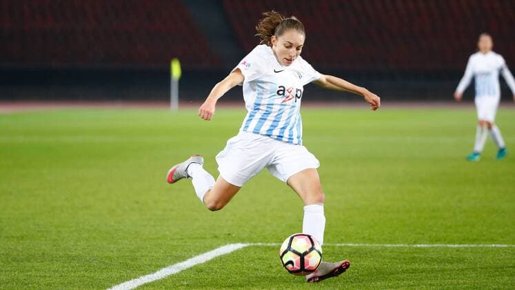 12.10.2016 Letzigrund Stadion Zürich , SCHWEIZ , Saison 2016 2017 Frauen UEFA Champions League FC Zürich Frauen - SK Sturm Graz Karin Bernet (FCZ Frauen) 