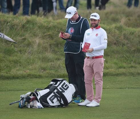 October 13, 2016 - England, United Kingdom - Andy Sullivan (ENG) during The British Masters 2016 supported by SkySports Round One at The Grove Golf Course on October 13, 2016 in Watford, England. British Masters - Day One  - ZUMAn230