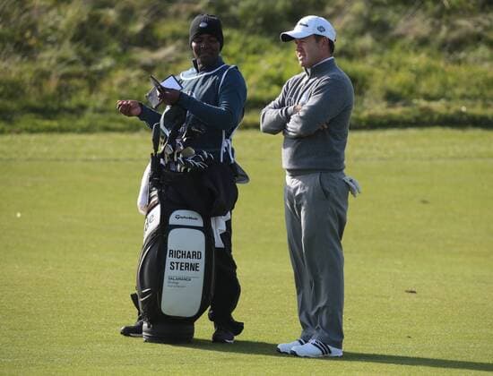 October 13, 2016 - Watford, England, United Kingdom - Richard Sterne (RSA) during The British Masters 2016 supported by SkySports Round One at The Grove Golf Course on October 13, 2016 in Watford, England. British Masters - Day One  - ZUMAn230