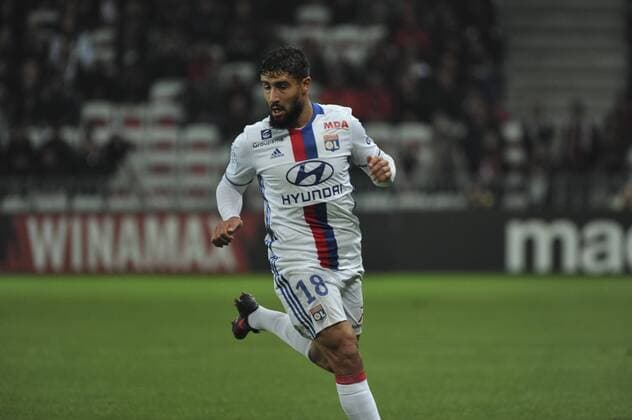 Nabil Fekir (lyon) FOOTBALL : OGC Nice vs Olympique Lyon - Ligue 1 - 14 10 2016 NorbertScanella 