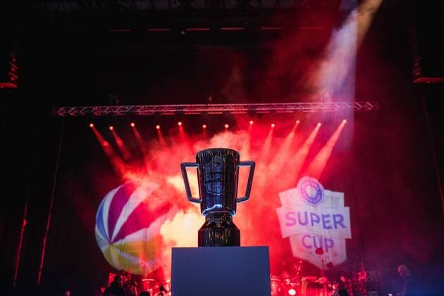 Berlin, Deutschland, 16.10.2016: Volleyball Supercup 2016 - Dresdener SC - Allianz MTV Stuttgart. Supercup