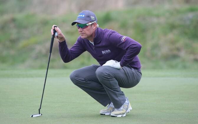 October 16, 2016 - London, London, United Kingdom - Mikko Ilonen (FIN).during The British Masters 2016 supported by SkySports Round One at The Grove Golf Course on October 14, 2016 in Watford, England. Golf - British Masters Round One  - ZUMAn230