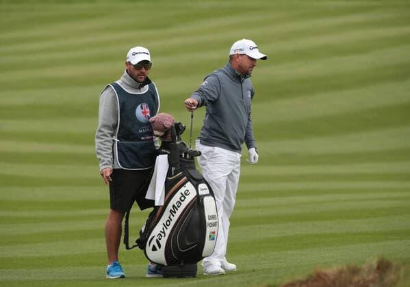 October 16, 2016 - London, London, United Kingdom - Darren Fichardt (RSA) during The British Masters 2016 supported by SkySports Round One at The Grove Golf Course on October 14, 2016 in Watford, England. Golf - British Masters Round One  - ZUMAn230