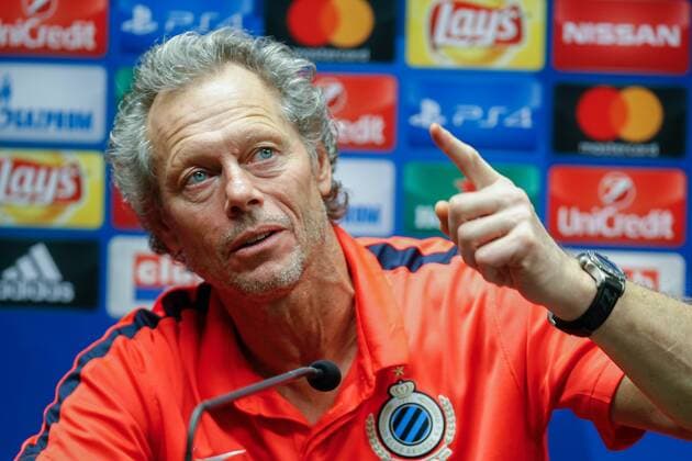 Fußball, CL, FC Brügge Pressekonferenz Club s head coach Michel Preud homme pictured during a press conference PK Pressekonferenz of Belgian first division soccer team Club Brugge KV in Brugge, Monday 17 October 2016. Brugge is preparing for the third game in the UEFA Champions League competition against Portugese club Porto tomorrow. BRUNOxFAHY  x04959062x