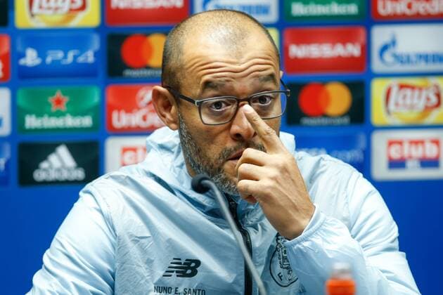 Porto s head coach Nuno Espirito Santo pictured during a press conference PK Pressekonferenz of Portugese first division soccer team FC Porto in Brugge, Monday 17 October 2016. Club Brugge and FC Porto are preparing for the third game in the UEFA Champions League competition tomorrow. BRUNOxFAHY  x04959282x