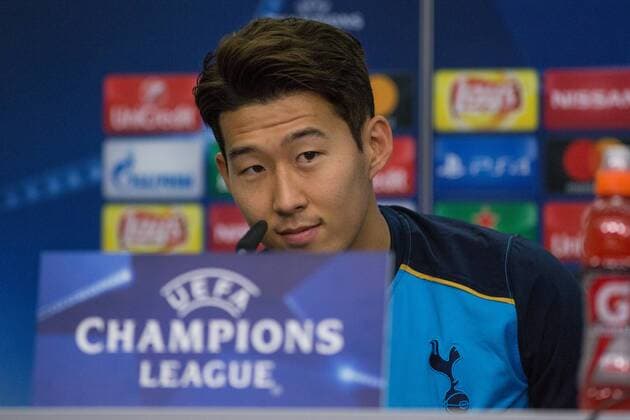 Heung-Min Son ( 7, Tottenham Hotspur), Pressekonferenz Tottenham Hotspur, Fussball, UEFA Champions League, 17.10.2016, Leverkusen Copyright: xDeutzmannx xEibner-Pressefotox EP_cdn