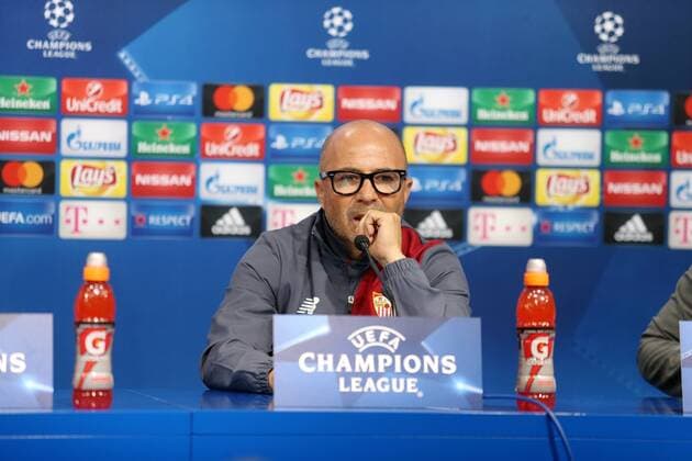 Fußball, CL, FC Sevilla Pressekonferenz FC Sevilla press - Zagreb, Croatia 17.10.2016.,Zagreb - FC Sevilla press conference PK Pressekonferenz before Champions league match against GNK Dinamo. Coach Sampaoli Jorge.  DaliborxUrukalovic PIXSELL