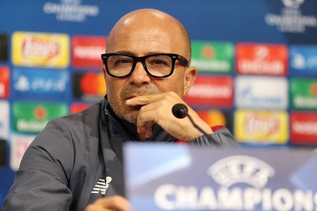 Fußball, CL, FC Sevilla Pressekonferenz FC Sevilla press - Zagreb, Croatia 17.10.2016.,Zagreb - FC Sevilla press conference PK Pressekonferenz before Champions league match against GNK Dinamo. Coach Sampaoli Jorge.  DaliborxUrukalovic PIXSELL