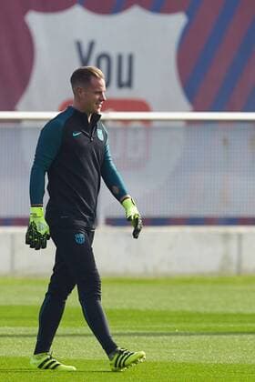 18.10.2016, xslx, Fussball UEFA Champions League, FC Barcelona Barca - FC Manchester City, emspor, v.l. Marc-Andre Ter Stegen (FC Barcelona) Barcelona