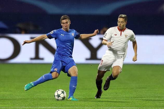 UEFA Champions League, GNK Dinamo - Sevilla 18.10.2016., Maksimir Stadium, Zagreb - UEFA Champions League, Group H, Round 3, GNK Dinamo - Sevilla FC.Samir Nasri  DaliborxUrukalovic PIXSELL