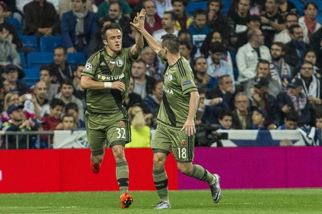 Legia Warszawa s Radoslaw Cierzniak during the match of UEFA Champions League group stage between Real Madrid and Legia de Varsovia at Santiago Bernabeu Stadium in Madrid, Spain. October 18, 2016.  (20161018030)