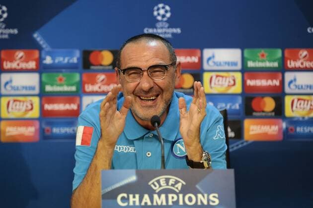 Maurizio Sarri Napoli, Castel Volturno 18-10-2016 SSC Napoli vs. Besiktas Istanbul Football Calcio UEFA Champions League 2016 2017 Group B. SSC Napoli vs. Besiktas Istanbul cesarexpurini