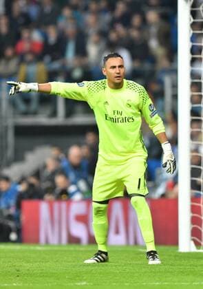 Keylor Navas (Real Madrid) in action during the UEFA Champions League match between Real Madrid and Legia Warszawa played at Estadio Santiago Bernabeu, Madrid  xJ.M.Colomox xx