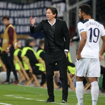 18.10.2016, Fussball Champions League 2016 17, Vorrunde, 3. Spieltag, Bayer 04 Leverkusen - Tottenham Hotspur, Cheftrainer Roger Schmidt (Bayer 04 Leverkusen)