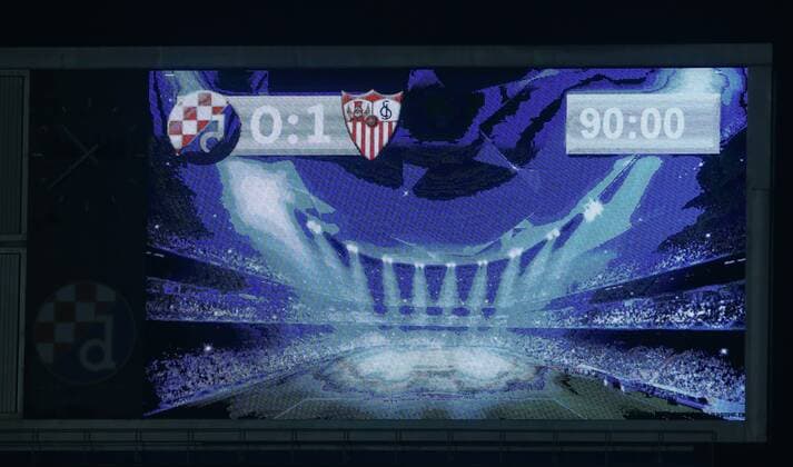 UEFA Champions League, GNK Dinamo - Sevilla 18.10.2016., Maksimir Stadium, Zagreb - UEFA Champions League, Group H, Round 3, GNK Dinamo - Sevilla FC.  SlavkoxMidzorPIXSELL