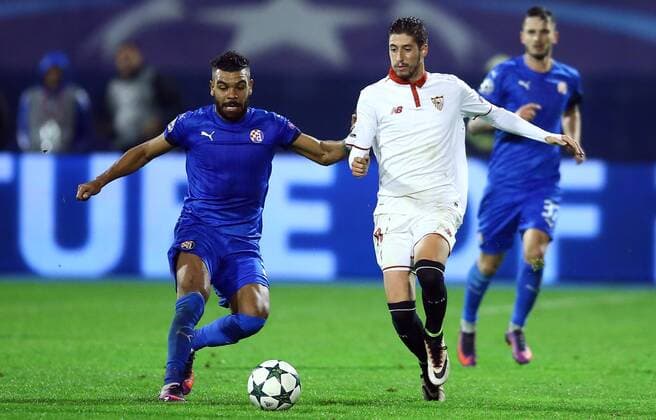UEFA Champions League, GNK Dinamo - Sevilla 18.10.2016., Maksimir Stadium, Zagreb - UEFA Champions League, Group H, Round 3, GNK Dinamo - Sevilla FC.Hilal Soudani  SlavkoxMidzorPIXSELL