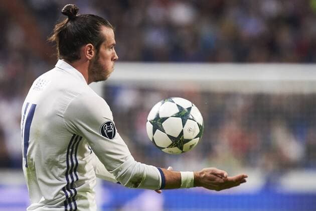 Bilder des Tages - SPORT October 18, 2016 - Madrid, Spain - Gareth Bale (midfielder; Real Madrid) in action during the UEFA Champions League match between Real Madrid and Legia Warszawa at Santiago Bernabeu on October 18, 2016 in Madrid Real Madrid vs Legia Warszawa UEFA Champions League.  - ZUMAg15_ 20161018_zaf_g15_052