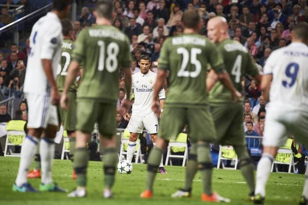 October 18, 2016 - Madrid, Spain - Cristiano Ronaldo (forward; Real Madrid) in action during the UEFA Champions League match between Real Madrid and Legia Warszawa at Santiago Bernabeu on October 18, 2016 in Madrid Real Madrid vs Legia Warszawa UEFA Champions League.  - ZUMAg15_ 20161018_zaf_g15_076