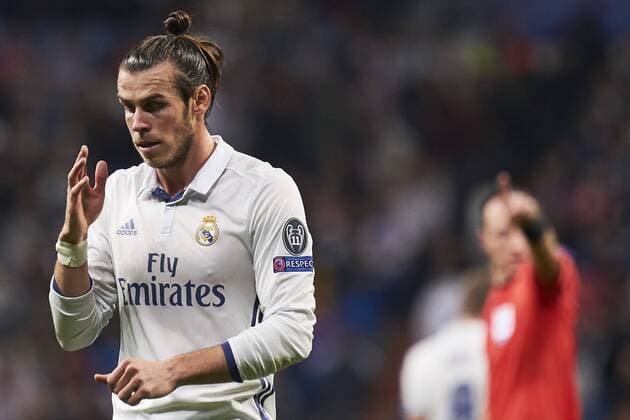 October 18, 2016 - Madrid, Spain - Gareth Bale (midfielder; Real Madrid) in action during the UEFA Champions League match between Real Madrid and Legia Warszawa at Santiago Bernabeu on October 18, 2016 in Madrid Real Madrid vs Legia Warszawa UEFA Champions League.  - ZUMAg15_ 20161018_zaf_g15_077