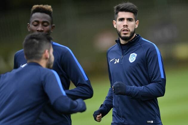 Genk s Alejandro Pozuelo pictured during a training of Belgian soccer team RC Genk, Wednesday 19 October 2016, in Genk. Tomorrow Genk is playing the third game of the group stage of the Europa League competition against Portuguese team Athletic Bilbao. YORICKxJANSENS  x04960170x