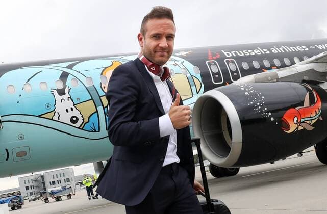 Anderlecht s Diego Capel pictured at the arrival of Belgian soccer team RSC Anderlecht, Wednesday 19 October 2016, in Frankfurt, Germany. Tomorrow Anderlecht is playing German club FSV Mainz in the third match of the group stage of the Europa League competition. VIRGINIExLEFOUR  x04960221x