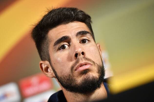 Genk s Alejandro Pozuelo pictured at a press conference PK Pressekonferenz of Belgian soccer team RC Genk, Wednesday 19 October 2016, in Genk. Tomorrow Genk is playing the third game of the group stage of the Europa League competition against Portuguese team Athletic Bilbao. YORICKxJANSENS  x04960377x
