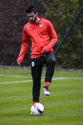 Panathinaikos midfielder Paschalis Staikos pictured during a training of Belgian soccer team Standard de Liege, Wednesday 19 October 2016, in Liege. Tomorrow Standard is playing the third game of the group stage of the Europa League competition against Greek team Panathinaikos. NICOLASxLAMBERT  x04960724x