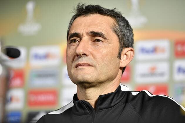 Athletic s head coach Spanish Ernesto Valverde pictured during a press conference PK Pressekonferenz of Portuguese soccer team Athletic Bilbao, Wednesday 19 October 2016, in Genk. Tomorrow Bilbao is playing the third game of the group stage of the Europa League competition against Belgian soccer team RC Genk. YORICKxJANSENS  x04960783x