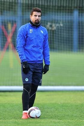 Soccer player of Slovan Liberec Milan Baros in action during the training session prior to European Football League third round group J match: Slovan Liberec vs Fiorentina in Liberec, Czech Republic, October 19, 2016. (CTKxPhoto RadekxPetrasek) CTKPhotoP201610190837301  PER 9