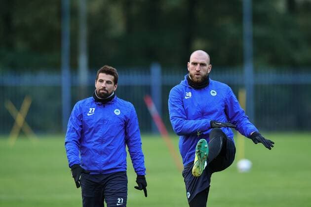 Soccer players of Slovan Liberec in action during the training session prior to European Football League third round group J match: Slovan Liberec vs Fiorentina in Liberec, Czech Republic, October 19, 2016. (CTKxPhoto RadekxPetrasek) CTKPhotoP201610190843601  PER 10