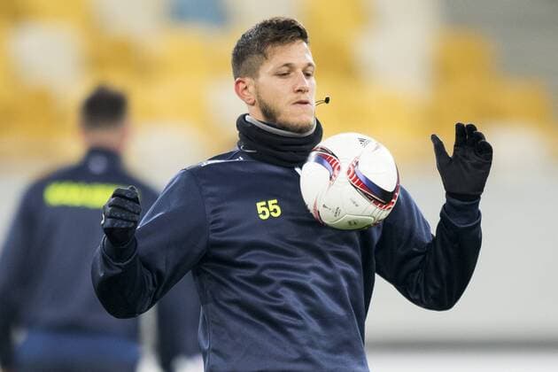 Gent s Rami Gershon pictured in action during a training of Belgian soccer team KAA Gent, Wednesday 19 October 2016, in Lviv, Ukraine. Tomorrow Gent is playing Ukraine club Shaktar Donetsk in the third match of the group stage of the Europa League competition. JASPERxJACOBS  x04960928x