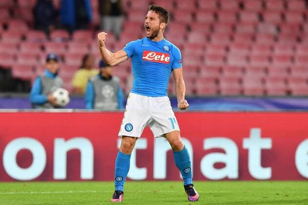 Bilder des Tages - SPORT Fußball, SSC Neapel - Besiktas Istanbul As Napoli 19 10 2016 - Champions League SSC Napoli vs. Besiktas Istanbul: Dries Mertens 