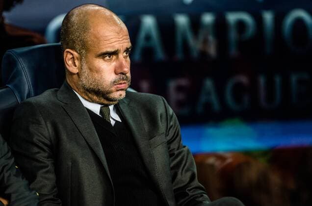 October 19, 2016 - Barcelona, Catalonia, Spain - Manchester City head coach PEP GUARDIOLA looks on prior to the Champions League match between FC Barcelona Barca and Manchester City at the Camp Nou stadium in Barcelona FC Barcelona v Manchester City - Champions League - ZUMAo105 20161019_zap_o105_006