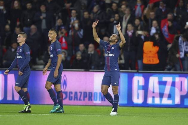 Fußball, CL, Paris St. Germain - FC Basel Lucas (PSG) - Fussball, Champions League, Paris Saint Germain PSG vs. FC Basel - 19 10 2016 GwendolineLeGoff Panoramic 